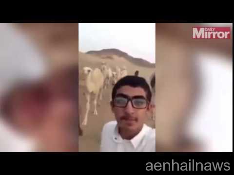 شابا بقسوة بعد محاولته التقاط “سيلفي” معه