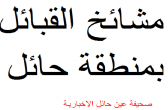 صحيفة عين حائل الإخبارية تنشر أسماء مشائخ القبائل بمنطقة حائل لمن يحملون الختم الرسمي