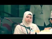 بالفيديو … حفيدة عبدالباسط عبدالصمد مع التلاوة والموسيقى