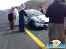 لحادث مروري شنيع#حــائل :طالب جامعي يتعرض