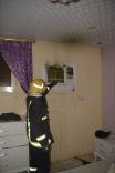 فرق الإطفاء بمدينة حائل تخمد حريقا اندلع في مجلس داخل منزل بحي السمراء