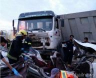 صور: وفاة عائلة بأكملها في حادث على طريق المدينة- تبوك