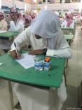 ثانوية نجد بمدينة حائل  تنهي الأسبوع الأول من الامتحانات بنجاح وارتياح نفسي للطلاب .