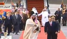 ولي العهد “محمد بن سلمان” يصل إلى القاهرة والسيسي في مقدمة مستقبليه