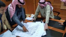 الهرشان يناقش مشروع تصريف السيول بتربة حائل مع أحد المكاتب الإستشارية