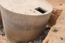 خزان مياه مفتوح يشكل خطرا بمدينه القاعد