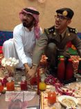 يحتفلون بتخرج إبنهم الملازم أول / الدكتور:  فهد بن حمد المتوزي