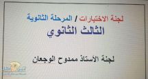 قائد ثانوية التحفيظ بحائل يكرم عددا من منسوبي المدرسة تسجيل بعض لجان الاختبارات بالمدرسة بأسمائهم